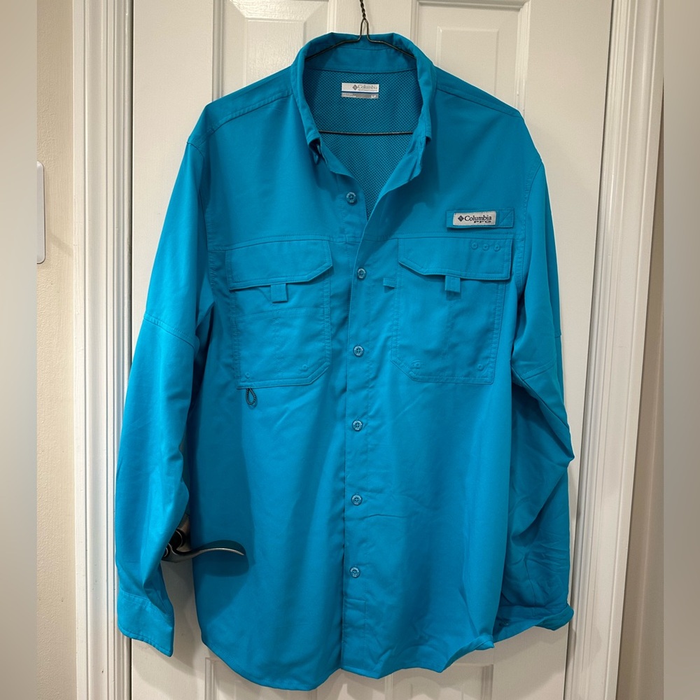 EUC Columbia Men’s Fishing Shirt Size Small